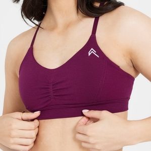 ONER ACTIVE EFFORTLESS MICRO BRALETTE - SMALL RIPE FIG